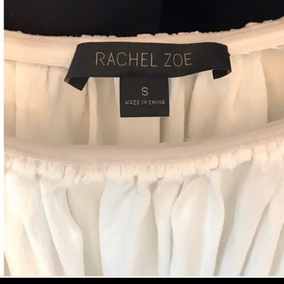 Rachel Zoe Dillion Crepe White Mini Dress - Picture 5 of 8